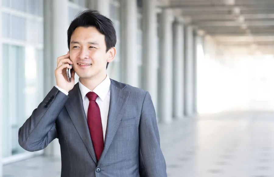 法人営業画像